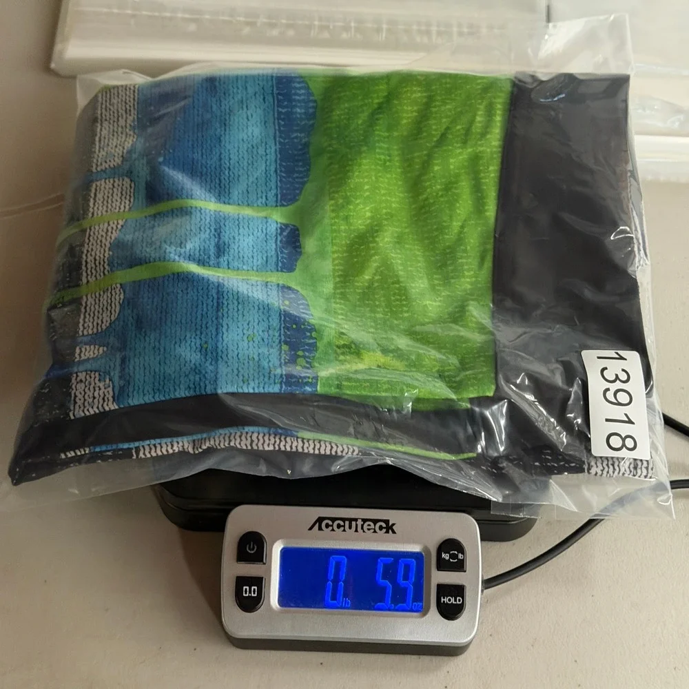Billabong Platinum X Stretch Board Shorts Mens 36 Paint Drip Green Blue M109NVAN